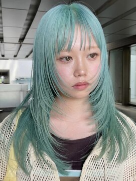 シキ オルガン 大宮(siki ORGAN) 【個性的にいきたい方にオススメ】ミントグリーンカラー