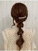 【お呼ばれヘアカタログ】編みおろし