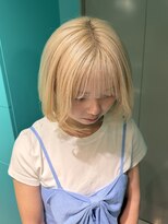 ヒマリ 自由が丘 緑が丘(Himari)&nbsp;ホワイトブロンド/ダブルカラー/ブリーチ/