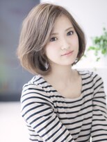 エアー 福岡(AIR)&nbsp;［air-FUKUOKA　竹石］ シンプルボブにグレージュカラー