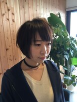 アンプヘア(amphair) 大人可愛い小顔ナチュラルショートボブ☆