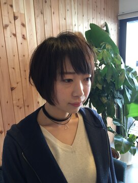 アンプヘア(amphair) 大人可愛い小顔ナチュラルショートボブ☆