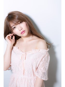 ジャストヘア ラポール 北久里浜店(just hair RAPPOR) フェミニンロング　ブラウンベージュ