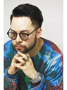 メリケンバーバーショップ フクオカ(MERICAN BARBERSHOP FUK) クラウドマッシュテクノセミウェットワイルドツーブロック98