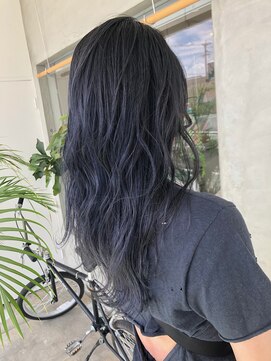 ナイーブヘアデザイン(NAiVE HAIR DESIGN) 【NAiVE hair】透け感ブルーグレージュ