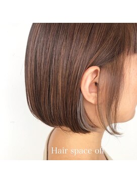 ヘアー スペース オフ(Hair Space Off) 重めボブヘア