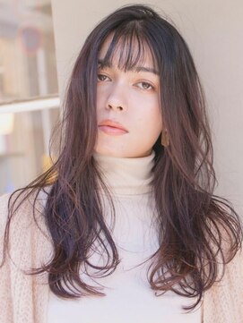 ヘア ヴィルゴ 吉祥寺(hair Virgo) 大人可愛いピンクベージュゆるふわウェーブロング