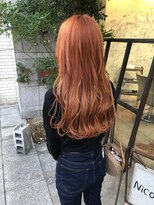 ニコアヘアデザイン(Nicoa hair design) オレンジ