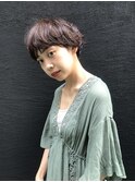 ＊毛先ワンカールパーマ マッシュショート 辻幸奈 表参道