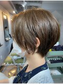 ☆お客様style☆横顔美人ショート