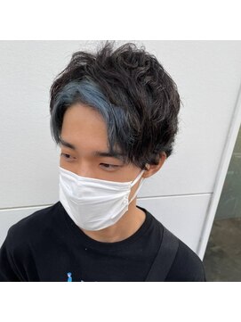 メンズヘアサロン トーキョー(Men's hair salon TOKYO.) 周りと差をつける！バングカラー