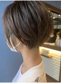 大人ショートボブ　
