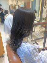 柔らかグレージュカラー ☆ 色持ちしっかり艶カラー