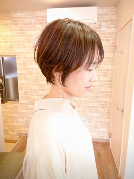ミエル(miel) 【hair design miel】大人ショートボブ