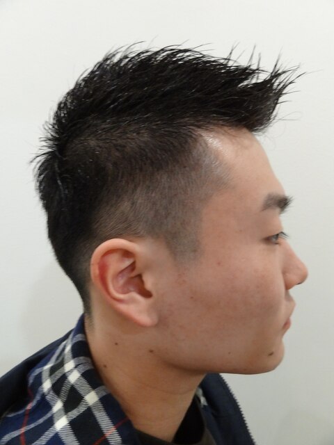 men's フェードカット