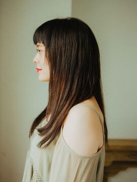 美容室 シープ 小岩店(Seep) ナチュラル前上がりロング【小岩】