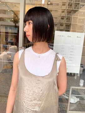 ハマモト 切りっぱなしボブ