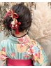 卒業式☆袴着付け&ヘアセット／13000円　電話のみ