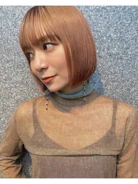 ラフィネ 成増店(raffine) ぷつっとライン◎タイトボブ【成増美容室】ストレート/ブリーチ