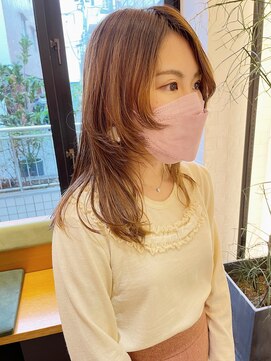 エイゾー(EIZO) 【水倉】表参道/レイヤーカット/フェイスレイヤー/ハイライト