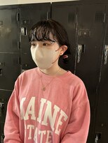 ヘアーアイストゥーレ(HAIR ICI TRE)&nbsp;ミディアムパーマ　パーマアレンジ　担当東川内遥