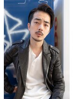 メゾンバイハバナ(maison by HAVANA) 束感ショートアップバング波巻きツーブロックマッシュ