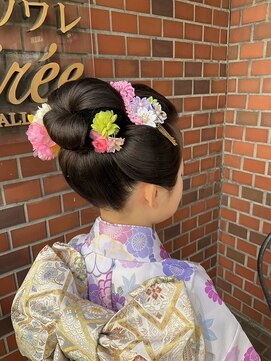 ヘアーメイクソワレ(Soiree) 着物アレンジ