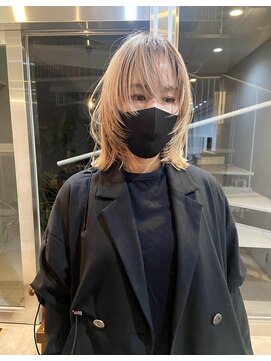 パープル(PURPLE) ウルフボブ☆