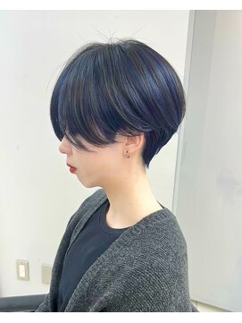 ヴェイン 渋谷(vain) 大人ショートボブ丸みショートカットマッシュショート前髪なし