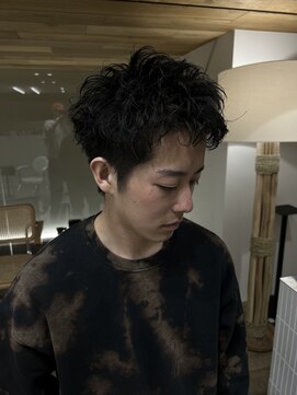 サーリー(SURLY) ショートパーマソフト刈り上げマッシュスパイキービジネスマン