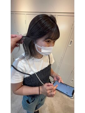 ジーナ 船橋(Zina) 髪質改善＊ロングレイヤーグレーベージュ＊美髪【Zina船橋】