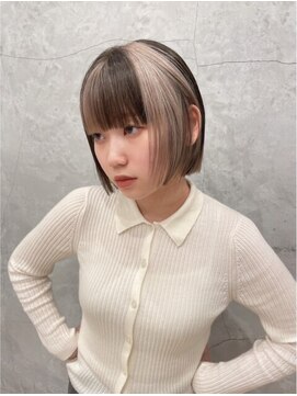 ラヴィズム 長岡店(LUVISM) 明るめベージュミルクティーダブルカラーブリーチ長岡/新潟/宮関