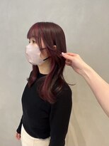 ジーナ 札幌(Zina)&nbsp;美髪＊フレーミングカラー＊コーラルピンク＊髪質改善