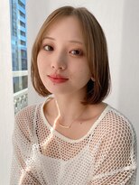 エトラ 渋谷店(etora)&nbsp;前髪 ウェーブミディアム メルティーカラー 似合わせカット"