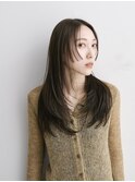姫カット×オリーブカラー