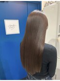 秋冬一押し髪質改善×マロングレージュ×極艶カラー