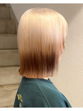 プネル 渋谷(PUNEL) 裾カラー／デザインカラー/グラデーションカラー