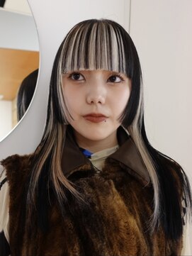 ユルク トウキョウ(jurk tokyo) ブロンド×地毛風ブラック　フェイスフレイミング/表参道