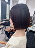 小顔タッセルボブ×似合わせカット[ボブ/縮毛矯正/丸型卵型】