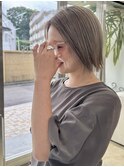 大人ブリーチ 大人ダブルカラー ミルクティーベージュ 