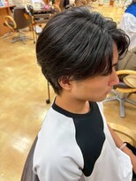 ヒラトヤ 肴町店 爽やかソフト七三マッシュ韓流ナチュラル×ショコラアッシュ