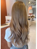 スペックホルダーミミ(Spec Holder mimi)&nbsp;ハイライトカラーロング×ミルクティーベージュ09.3