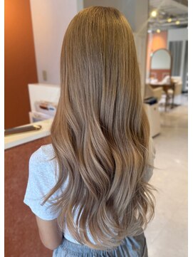 スペックホルダーミミ(Spec Holder mimi) ハイライトカラーロング×ミルクティーベージュ09.3