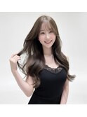 韓国ヘア☆レイヤーカットグレージュくびれヘア