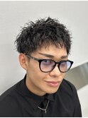 【メンズショート】短髪パーマ!刈り上げ