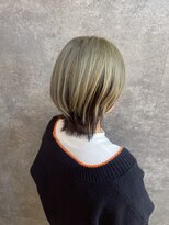 アンバール(amberl)&nbsp;ウルフカット×アンブレラカラー