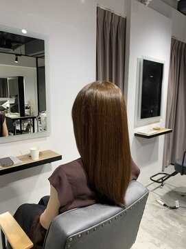 アリーズ シブヤ(ALLYS shibuya) 髪質改善+ベージュブラウンカラー