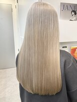 サンク 原宿 表参道(cinq) 韓国ヘア顔周りレイヤーミルクティーベージュグレージュカラー