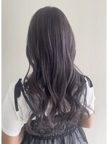 ゴットフロー(GOTTO FLOW) 【透け感】アッシュパープルグレージュ ウェーブ