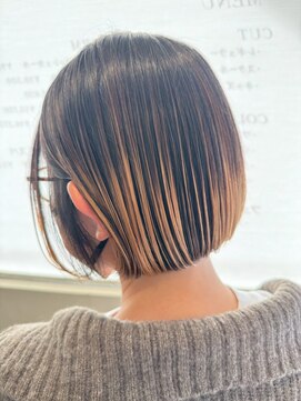 ヘアーメイク グレース 本店(HAIR MAKE GRACE) 切りっぱなしボブ/王道